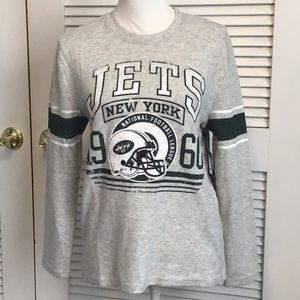 NY JETS WOMAN’S GRAY LONG SLEEVE SHIRT